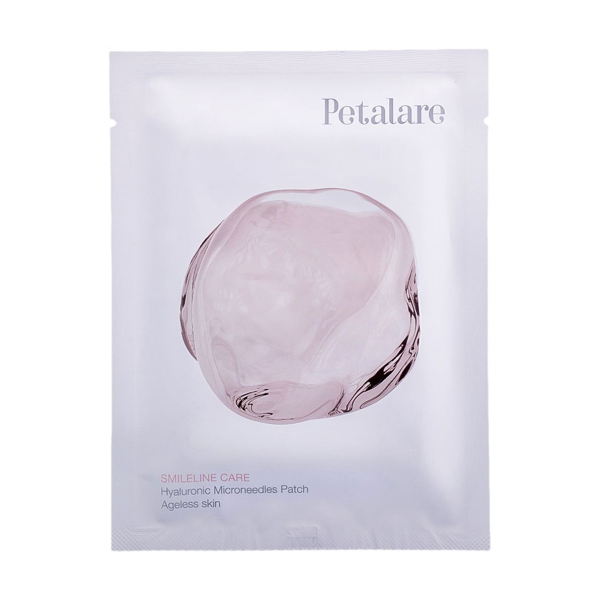 Патч для зони носогубних складок Petalare Smileline Care Hyaluronic Microneedles Patch з мікроголками з гіалуронової кислоти, 1 шт